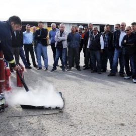 Mamak Belediyesi Yangın Söndürme Eğitimi