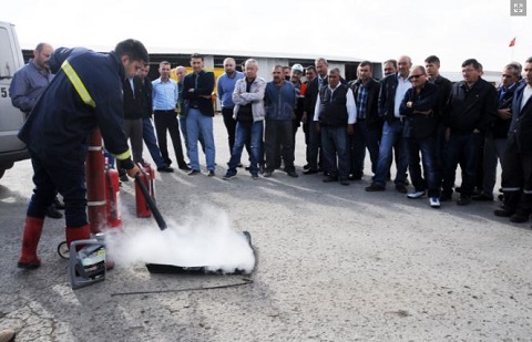 Mamak Belediyesi Yangın Söndürme Eğitimi