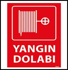 YANGIN DOLABI LEVHASI